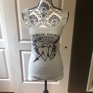 Sailor Jerry Ruffled Tank Top